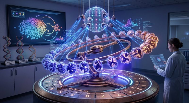 aging clock - pic. Gemini AI